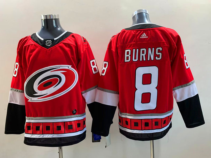 Men's Carolina Hurricanes Brent Burns #8 Red Jersey